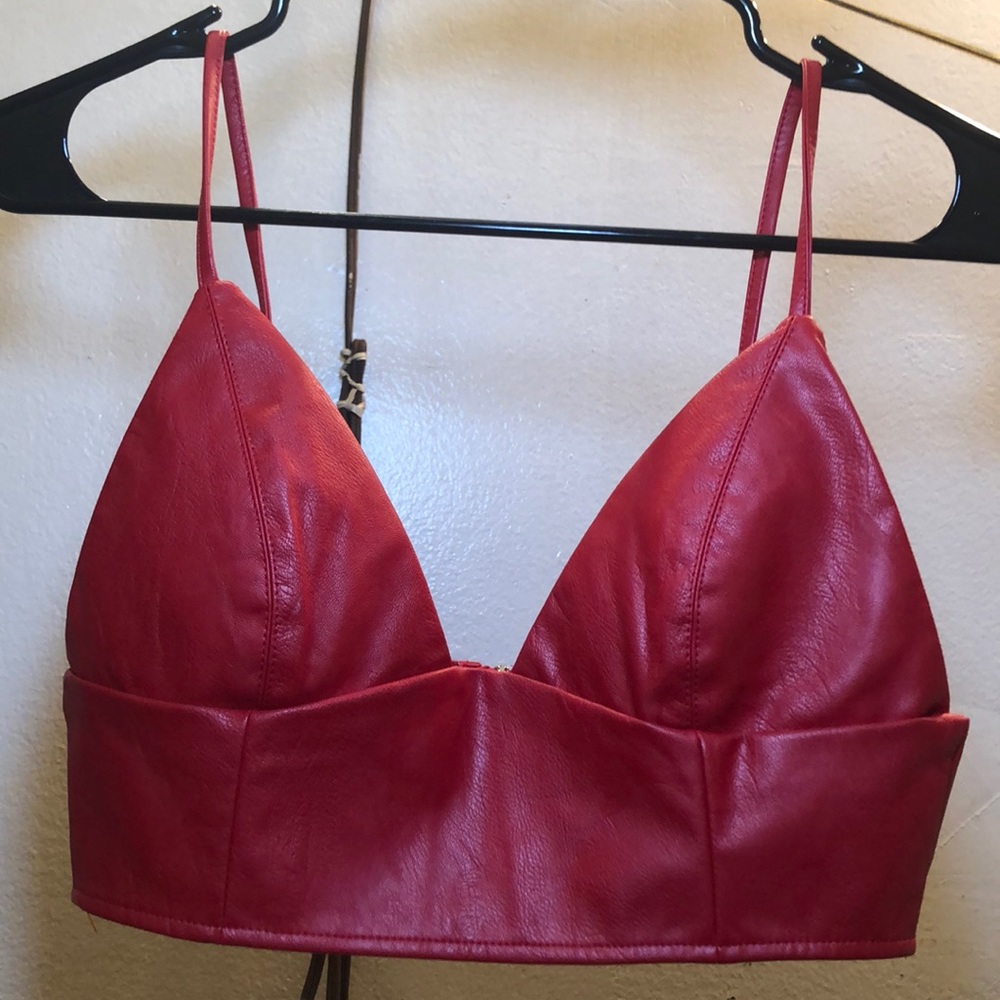 Red Crop Top